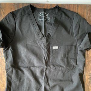 FIGS black scrub top